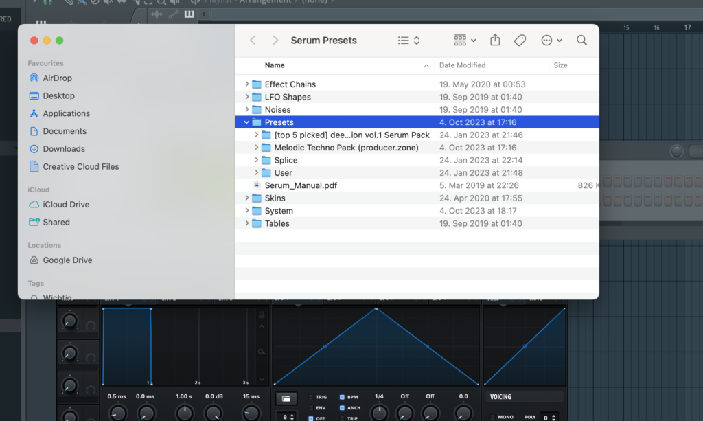 add serum presets