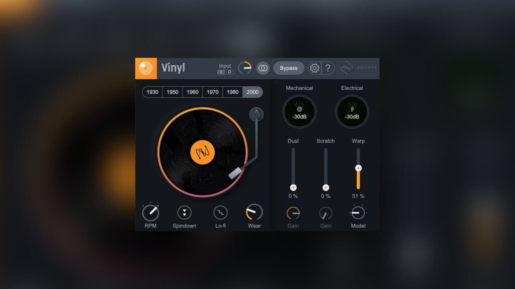 iZotope Vinyl VST Plugin